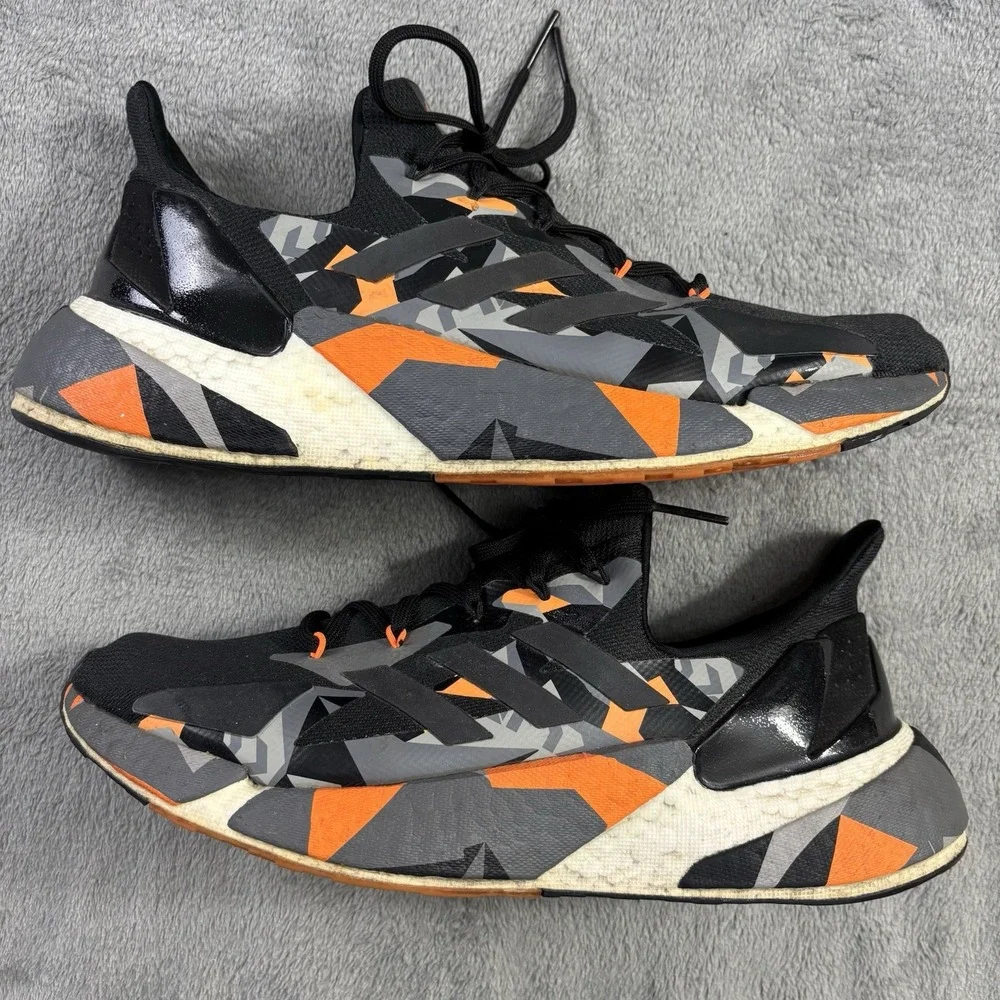 Adidas Shoes X9000L4 Mens 13 Running Sneakers Black Orange FW8413 Athletic Sport